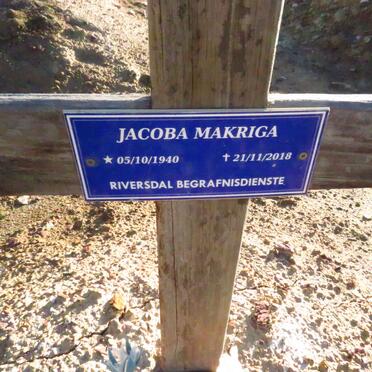 MAKRIGA Jacoba 1940-2018