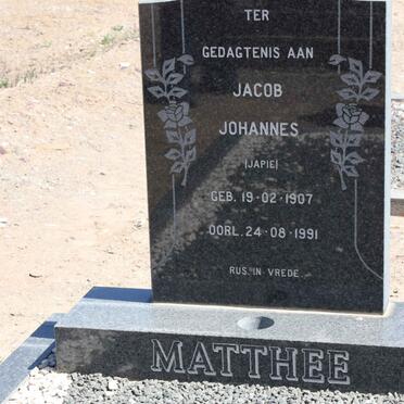 MATTHEE Jacob Johannes 1907-1991