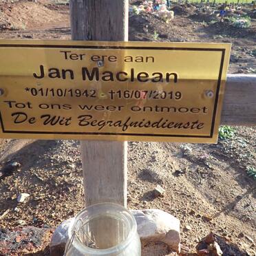 MACLEAN Jan 1942-2019