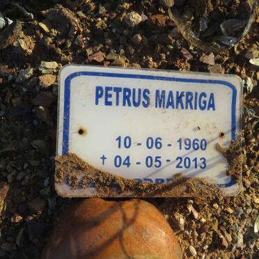 MAKRIGA Petrus 1960-2013