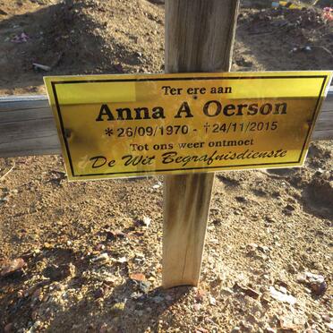 OERSON Anna A. 1970-2015 