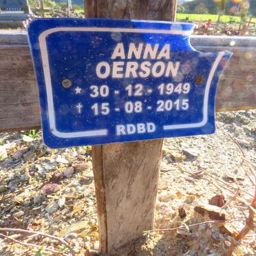 OERSON Anna 1949-2015