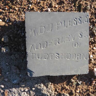 PLESSIS K., du 