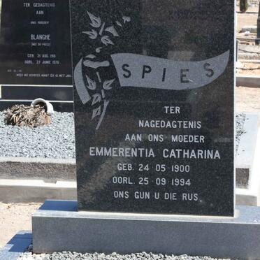 SPIES Emmerentia Catharina 1900-1994