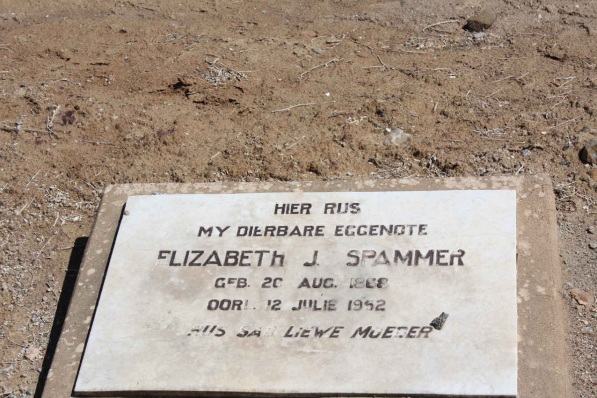 SPAMMER Elizabeth J. 1868-1952