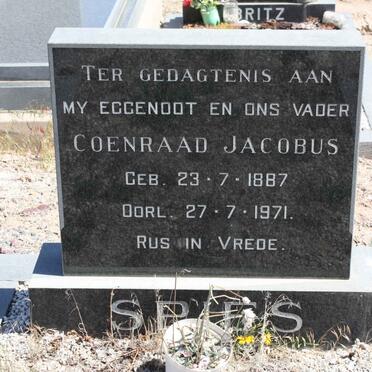 SPIES Coenraad Jacobus 1887-1971