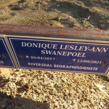 SWANEPOEL Donique Lesley-Ann 2017-2021