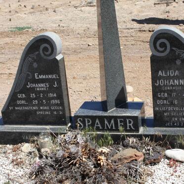 SPAMER Emmanuel Johannes J. 1914-1996 &amp; Alida Johanna CONRADIE 1917-1979