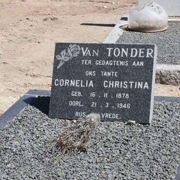TONDER Cornelia Christina, van 1878-1946