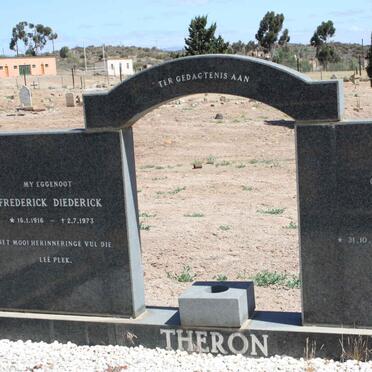 THERON Frederick Diederick 1916-1973 &amp; Annie 1912-1984