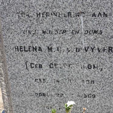 VYVER Helena M.C., v.d. nee GELDERBLOM ?-1969