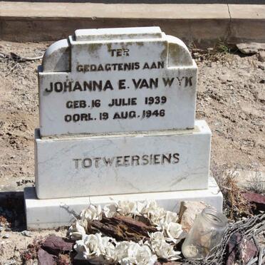 WYK Johanna E., van 1939-1946