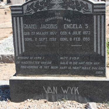 WYK Charel Jacobus, van 1877-1953 &amp; Engela S. 1873-1955