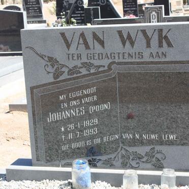 WYK Johannes, van 1929-1993