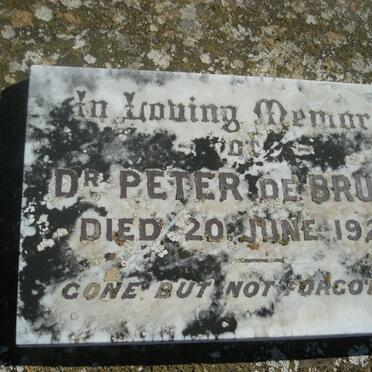 BRUYN Peter, de -1928