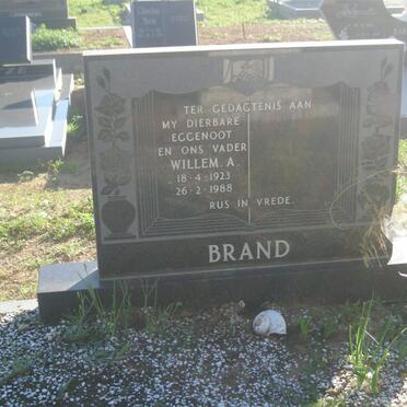 BRAND Willem A. 1923-1988
