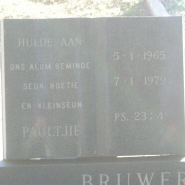BRUWER Paultjie 1965-1979