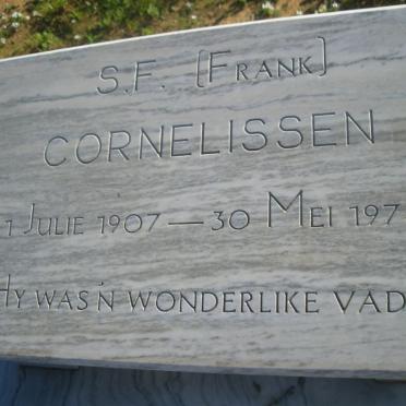 CORNELISSEN S.F. 1907-1974