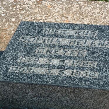 DREYER Sophia Helena 1885-1936