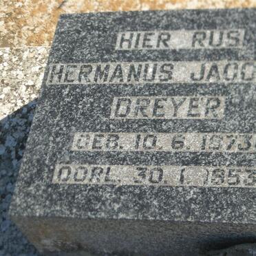 DREYER Hermanus Jacobus 1873-1953