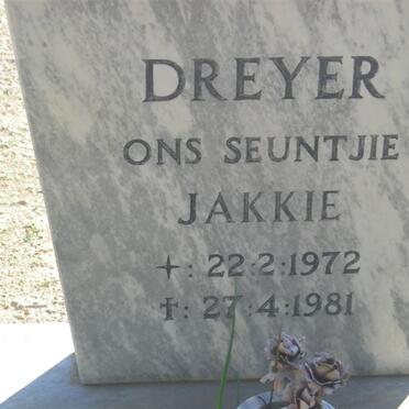 DREYER Jakkie 1972-1981