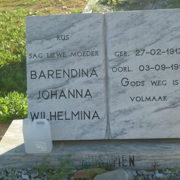 HUISAMEN Barendina Johanna Wilhelmina 1917-1991