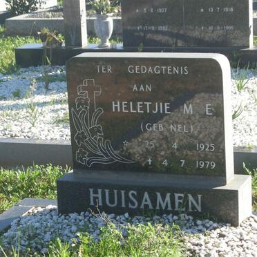 HUISAMEN Heletjie M.E. nee NEL 1925-1979