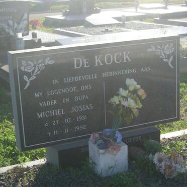 KOCK Michiel Josias, de 1931-1992