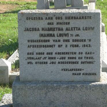 LOUW Jacoba Magrietha Aletta -1943
