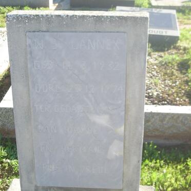 LANNEX  W.S. 1932-1974