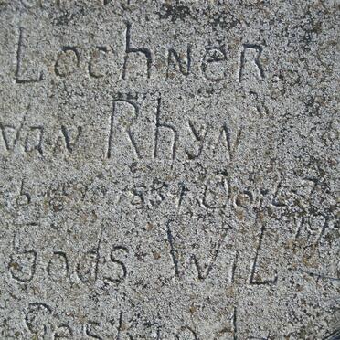 LOCHNER Sophia A.A. nee VAN RHYN 18??-1947