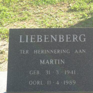 LIEBENBERG Martin 1941-1989