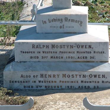 MOSTYN-OWN Ralph -1901 :: MOSTYN-OWEN Henry -1901
