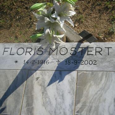 MOSTERT Floris 1916-2002