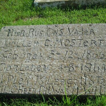 MOSTERT Willem C. 1866-1964