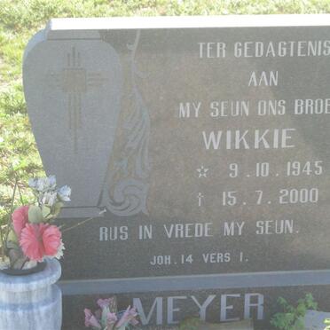 MEYER Wikkie 1945-2000