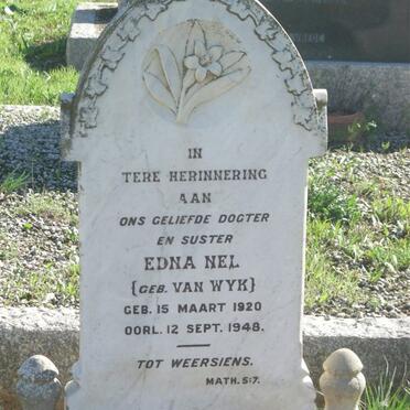 NEL Edna nee VAN WYK 1920-1948