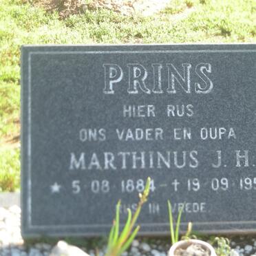 PRINS Marthinus J.H. 1884-1955