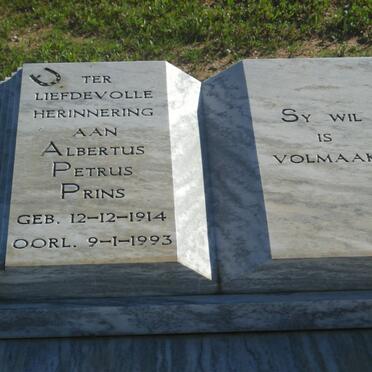PRINS Albertus Petrus 1914-1993