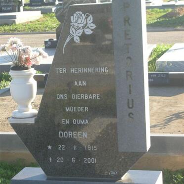 PRETORIUS Doreen 1915-2001