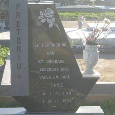 PRETORIUS Thys 1914-1993