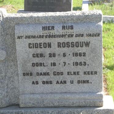 ROSSOWU Gideon 1862-1953
