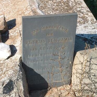 ROOD Petrus Benjamin van Rhyn 1884-1887