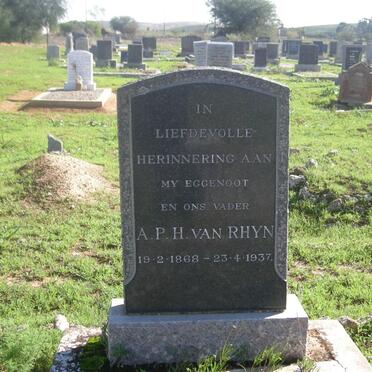 RHYN A.P.H., van 1868-1937