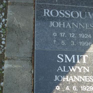 ROSSOUW Johannes 1924-1996 :: SMIT Alwyn Johannes 1929-??