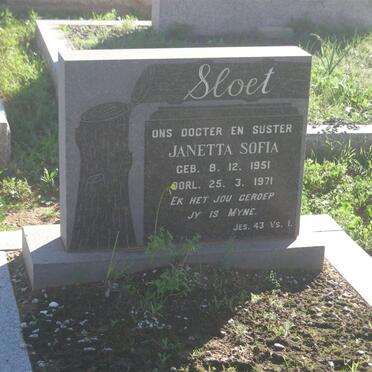 SLOET Janetta Sofia 1951-1971