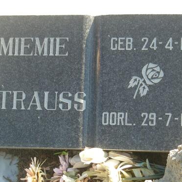 STRAUSS Miemie 1918-1987