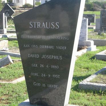 STRAUSS David Josephus 1880-1957