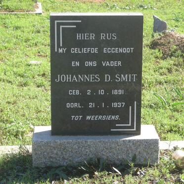 SMIT Johannes D. 1891-1937