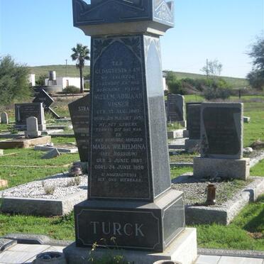 TURCK Willem Adriaan Visser 1887-1951 &amp; Maria Wilhelmina ROSSOUW 1887-1958